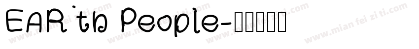 EARth People字体转换